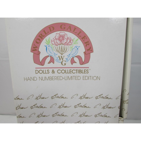 Porcelain Doll Barbara Ann 21 Inch BG-01 Barbara C. Green World Gallery - Picture 6 of 8